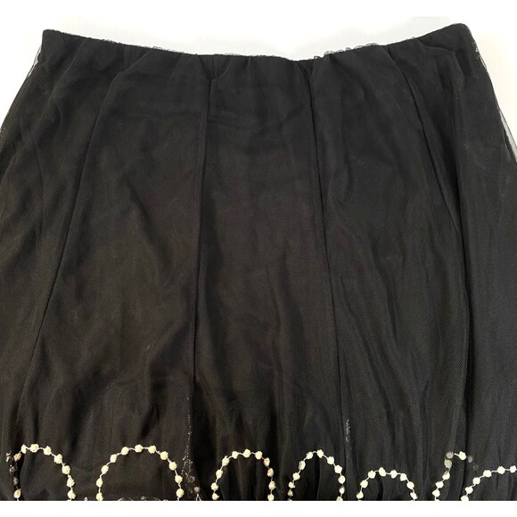 Style and Co Tulle Embroidered Layered Skirt Plus Sz 2X Multicolor Lined Flaws - Picture 4 of 14